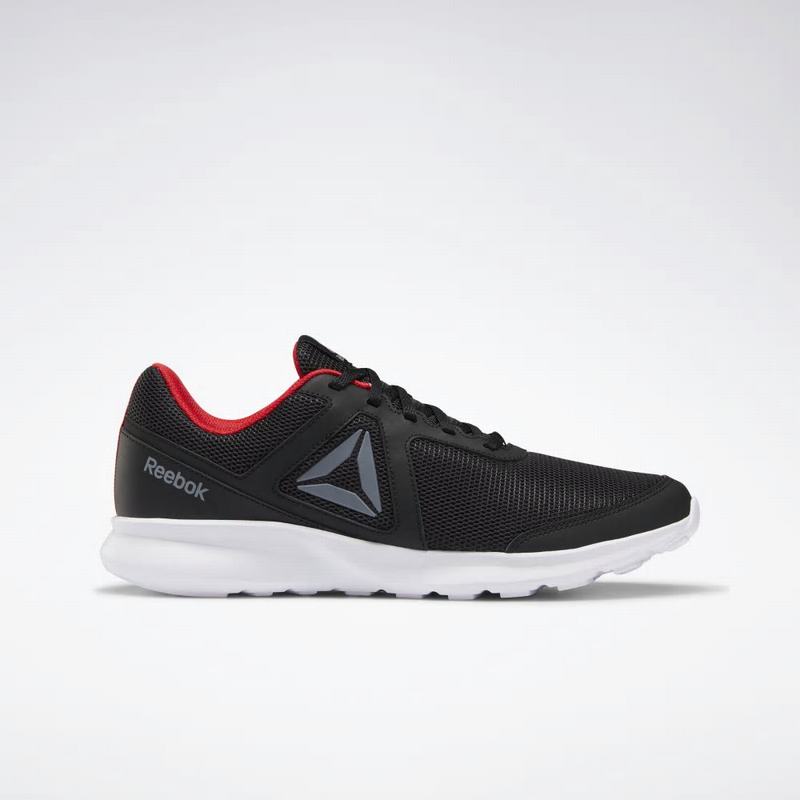 Adidasi Alergare Reebok Quick Motion Barbati Negrii/Rosii/Albi Romania QU5706NU